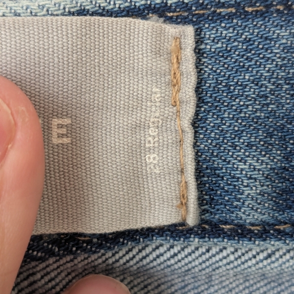Everlane Mid-rise sz 28 Jean in Medium Blue Wash - Picture 3 of 5